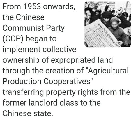 Explain the land reforms in China - Brainly.in
