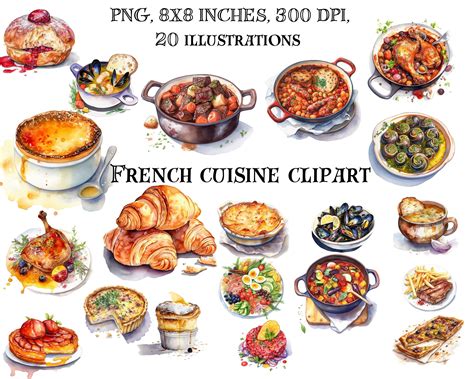Famous French Food Clipart