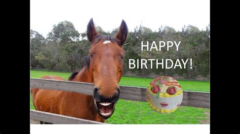 Happy Birthday With Horses Images - Free Printable Templates
