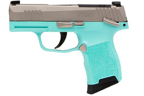 Sig Sauer P365 380 ACP Micro Compact Optic Ready Pistol with Robins Egg ...