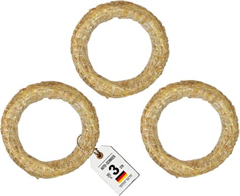 Amazon.de: Strohkränze Strohkranz Dekokranz Strohrömer Blumenkranz Deko ...