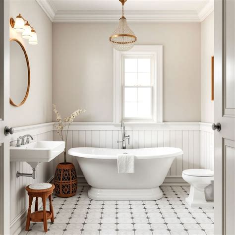 25 Bathroom Wainscoting Ideas for A Classic Look