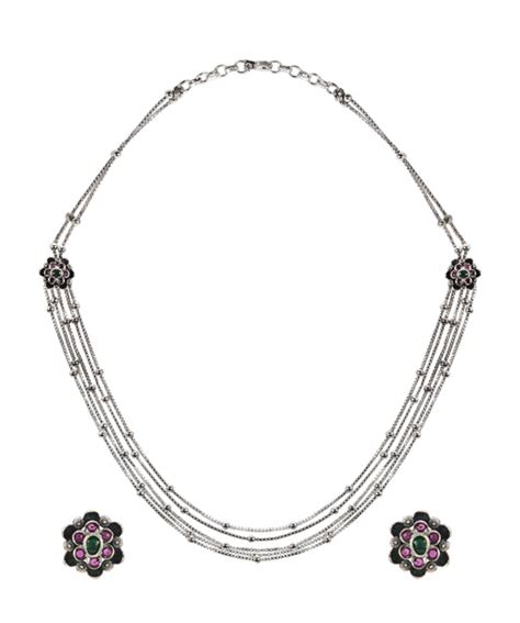 925 Sterling Silver Necklaces Online | SilverChandi – silverchandi