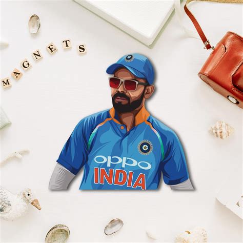 Virat Kohli Fridge Magnet | Cricketer Fan Souvenir – Bhai Please India