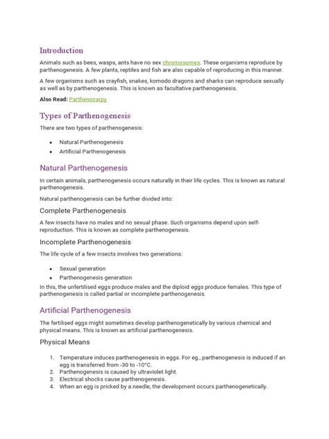 Image result for Parthenogenesis Examples