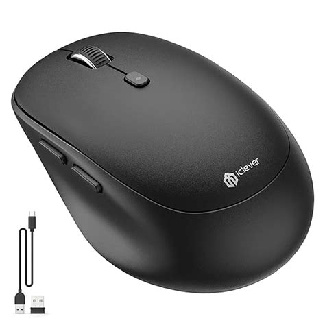 Amazon.in: Buy iClever Wireless Mouse, MD165 Dual Mode Wireless Mouse ...