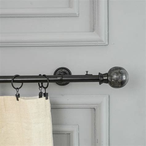 Copy of Magnamo MOP Extendable Double Curtain Rod Black 19MM (Hardware ...