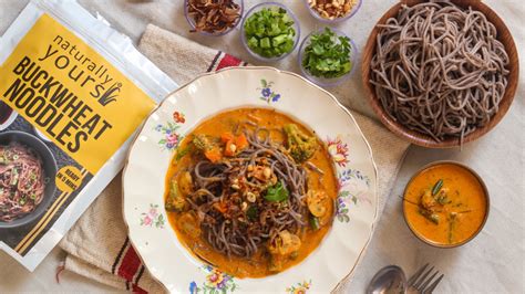 Easy Soba Buckwheat Noodle Khowsuey Recipe – Naturally Yours