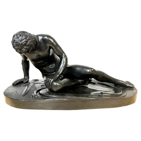 Large Italian Grand Tour Bronze Sculpture "Dying Galata" /Dying Gaul, C ...
