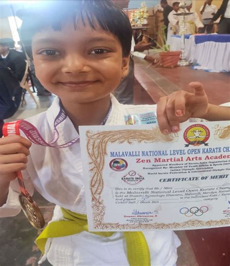 Sameeksha Sinha: Wins Gold at Malavalli National Level Karate
