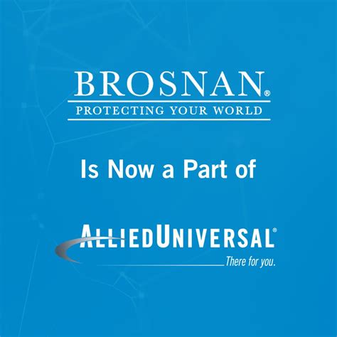 #securityservices #brosnansecurity #strategicgrowth #allieduniversal # ...