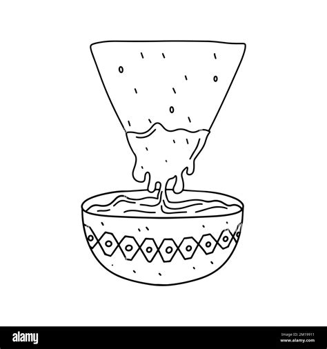 Dip Clipart Black And White