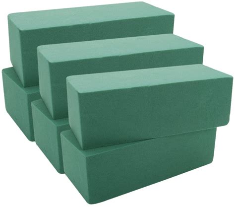 Floral Foam Bricks Green Styrofoam Wet Foam Blocks 3" X 4" X 9" 6/Pkg ...