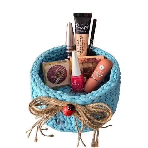 Hediyeli Kozmetik Sepeti (7 Parça Ürün) (Turkuaz) – iNDiMON