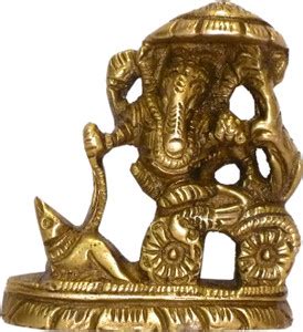 B H A R A T H A A T Brass Lord Ganesh Rath( Chariot) Ganesha Ganpati ...