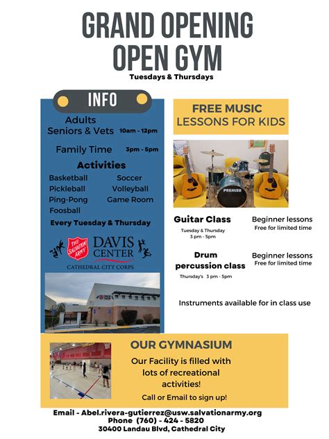 Open Gym - Cathedral City Corps