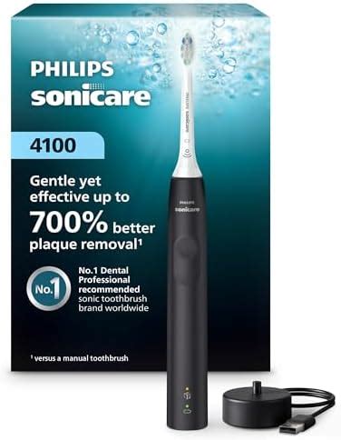 Philips Sonicare - 4100 Electric Toothbrush, Rechargeable Electric ...