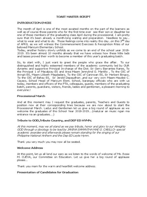 Image result for Kindergarten Graduation Script