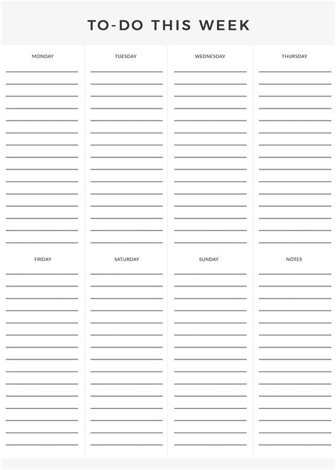 Free Printable To Do Lists | Printable To Do Lists