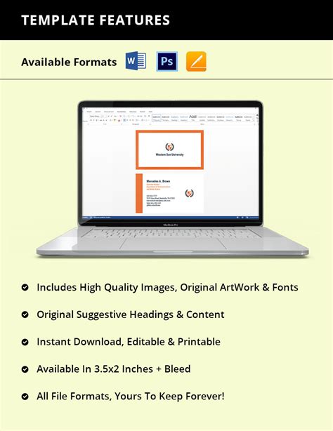 Residency Program Business Card Sample 的图像结果