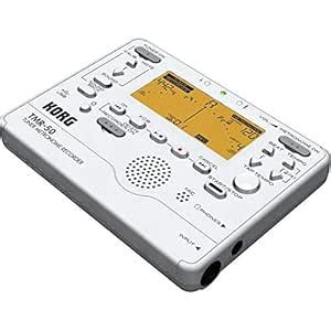 Korg TMR50PW TMR-50 Tuner Metronome Recorder - White : Amazon.in ...