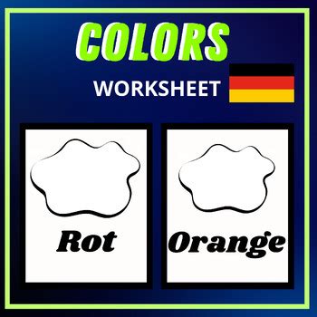 Image result for German Colors Worksheet