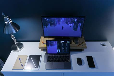 Image result for Three MacBook Pro Desk Setup