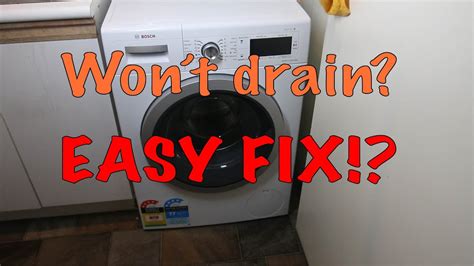 Image result for Bosch Washing Machine Drain Blockage