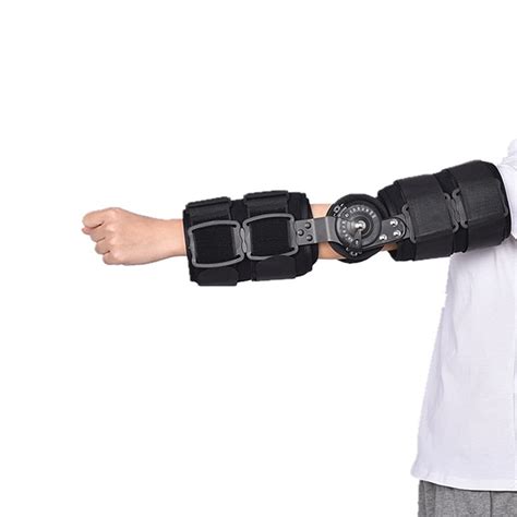 Buy Hinged ROM Elbow Brace with Shoulder Sling, for Post-Op, Surgery ...