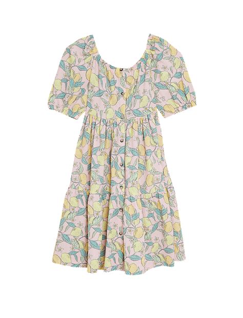 Buy Lemon Print Dress at Marks & Spencer