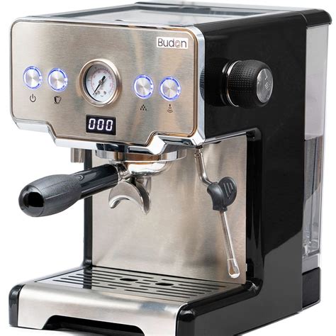 Budan Espresso Coffee Machine with Italian Pump & 15 Bars Pressure ...