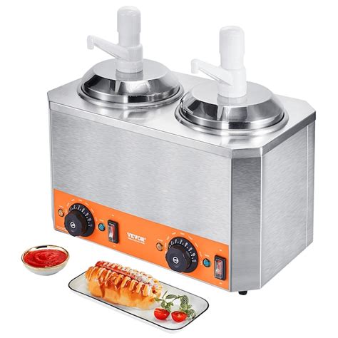 VEVOR 201 Stainless Steel Warm Cheese Dispenser at Lowes.com