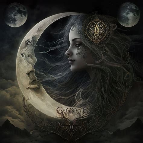 Moon goddess art – Artofit