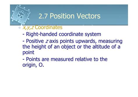 Image result for Position Vectors Video Example