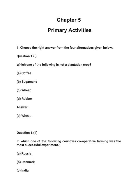 Image result for Primary Activities Class 12 Notes