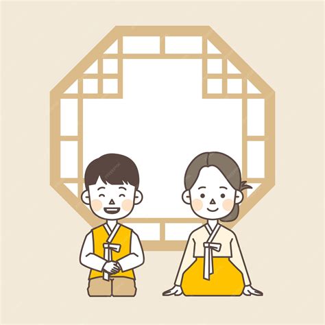 Premium Vector | Korean traditional holiday image seolnal and chuseok 1