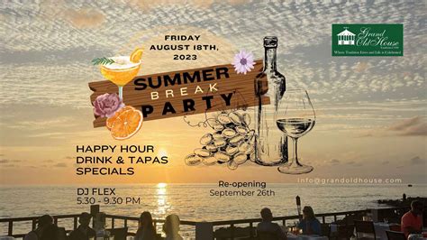 Grand Old House Summer Break Party | Cayman Good Taste