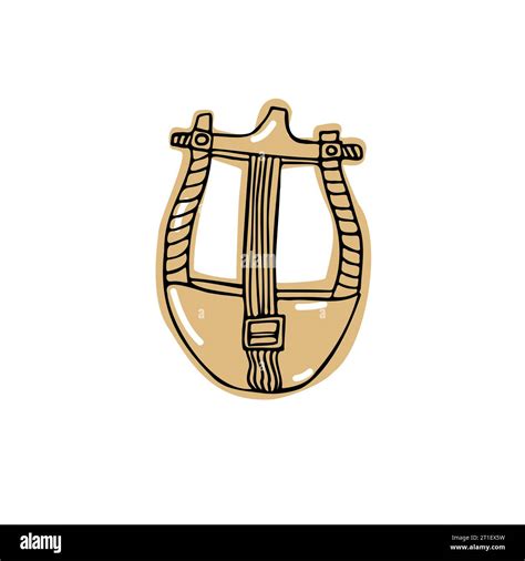 yellow ancient Greek musical instrument Stock Vector Image & Art - Alamy