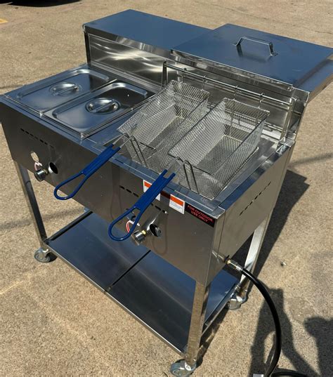 Amazon.com: Generic Acero Pro 3.5 Gallon Deep Fryer Cart with Steam ...