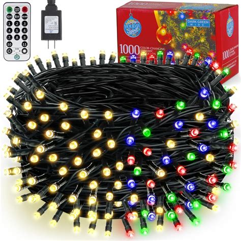 Color Changing Christmas Lights LED, 328ft 1000 LED Color Changing ...