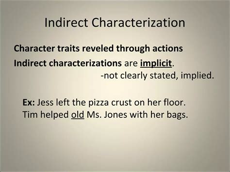 Indirect Vs Direct Characterization