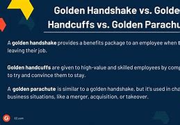 Image result for golden handshakes