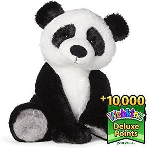 Webkinz Charming Panda + 10 $ Value Of Deluxe Points - 3 inch ...