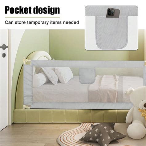 Cerramiento para cama infantil - barandilla para cuna - 200*68 cm ...