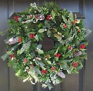 Image result for Hanging Christmas Wreath