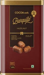 BARQUILLO Hazelnut Premium Chocolate Truffle with Pure Cocoa - Tin Pack ...