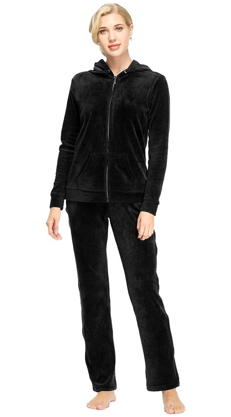 Dolcevida Womens Velour Sweatsuits Sets 2 Piece Tracksuits Outfits Full ...