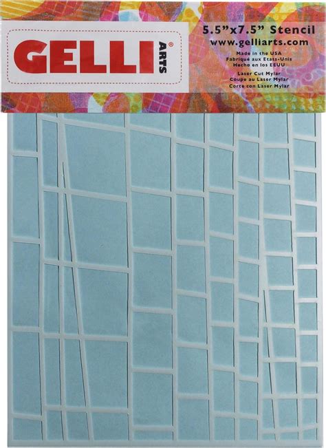 Buy Gelli Arts Stencils Ladder 5x7 Online India | Ubuy