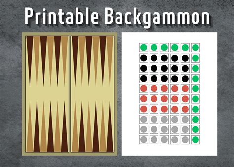 Image result for Printable Basic Backgammon Rules