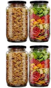 Coozico Glass Grocery Container - 1000 ml Price in India - Buy Coozico ...